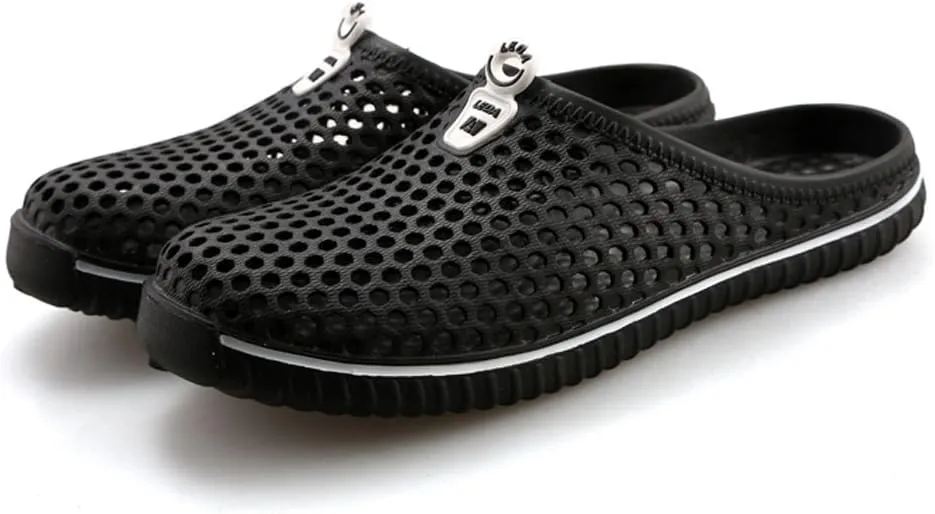 Ausom Men's Slip On Beach Garden Sandal Clog Shoes