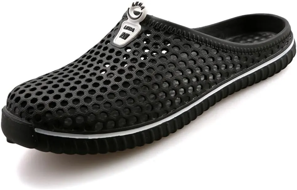 Ausom Men's Slip On Beach Garden Sandal Clog Shoes