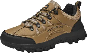 Comfortable Sneakers Fashion Summer Autumn Men Hiking Shoes Non Slip Soles Thick Bottom Mesh Breathable Casual