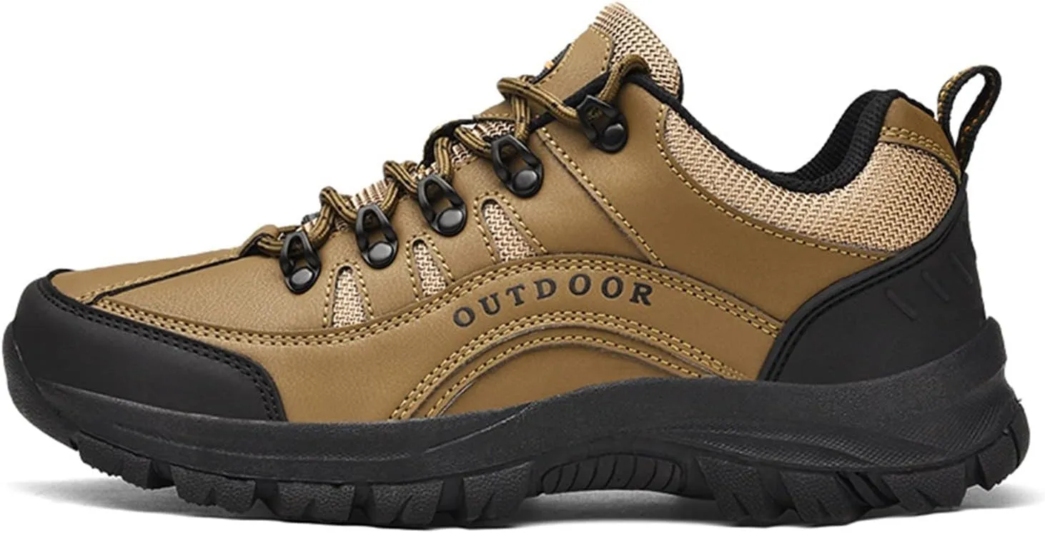 Comfortable Sneakers Fashion Summer Autumn Men Hiking Shoes Non Slip Soles Thick Bottom Mesh Breathable Casual