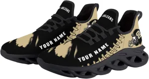 Custom Football Flex Control Sneakers Personalized Fans Men's Breathable Name Number Gifts Workout Athletic Gym Slip-on Shoes