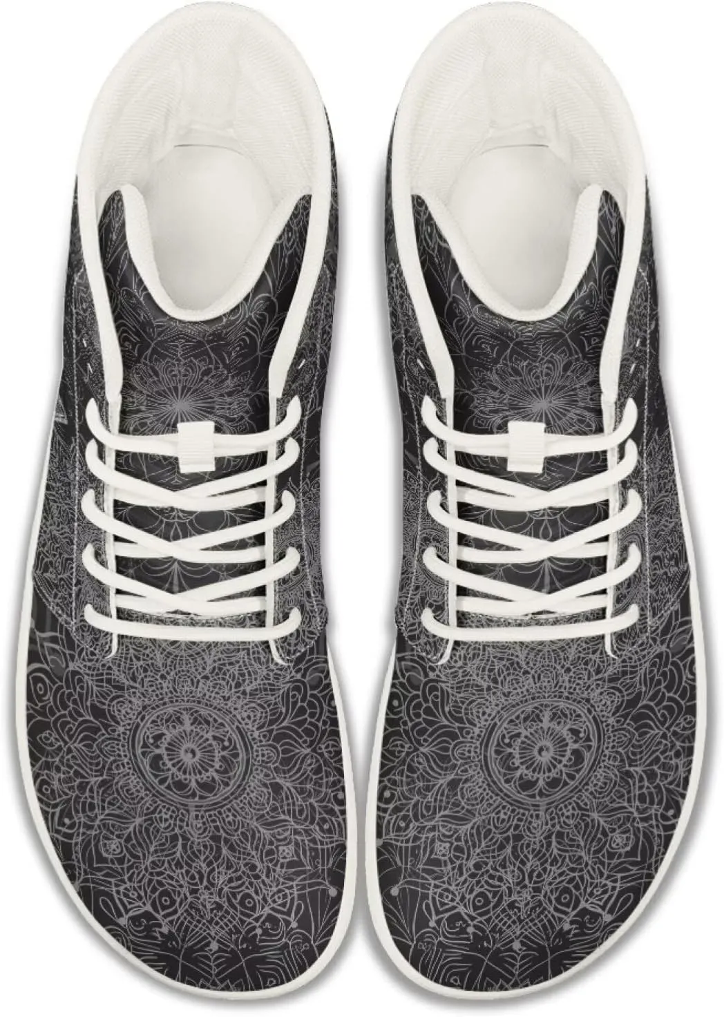 Dragon Print Men's Running Shoe Slip On High Tops Walking Sneakers Gym Tennis Athletic Shoes