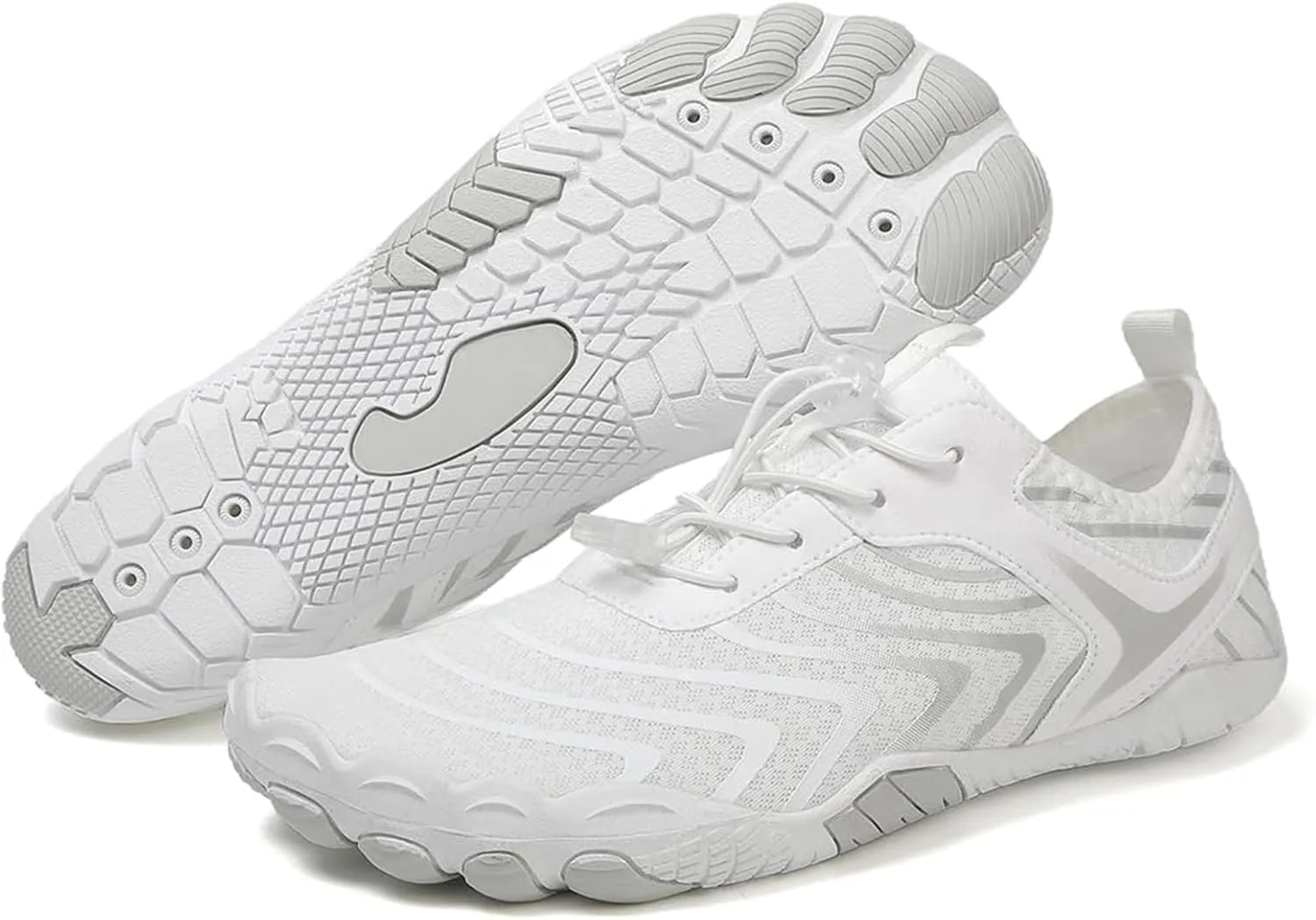 Hike Barefoot Shoes for Women Men, Non Slip Healthy Grounded Footwear, Breathable Trail Running Shoes, Minimalist Wide Toe Box Zero Drop Cross Trainer Sneakers, Unisex Outdoor Footwear
