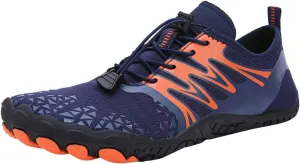 Men And Women Shoes Outdoor Beach Shoes Swimming Water Shoes For Diving Hiking Shoes Vegan Athletic Shoes (Dark Blue, 7)