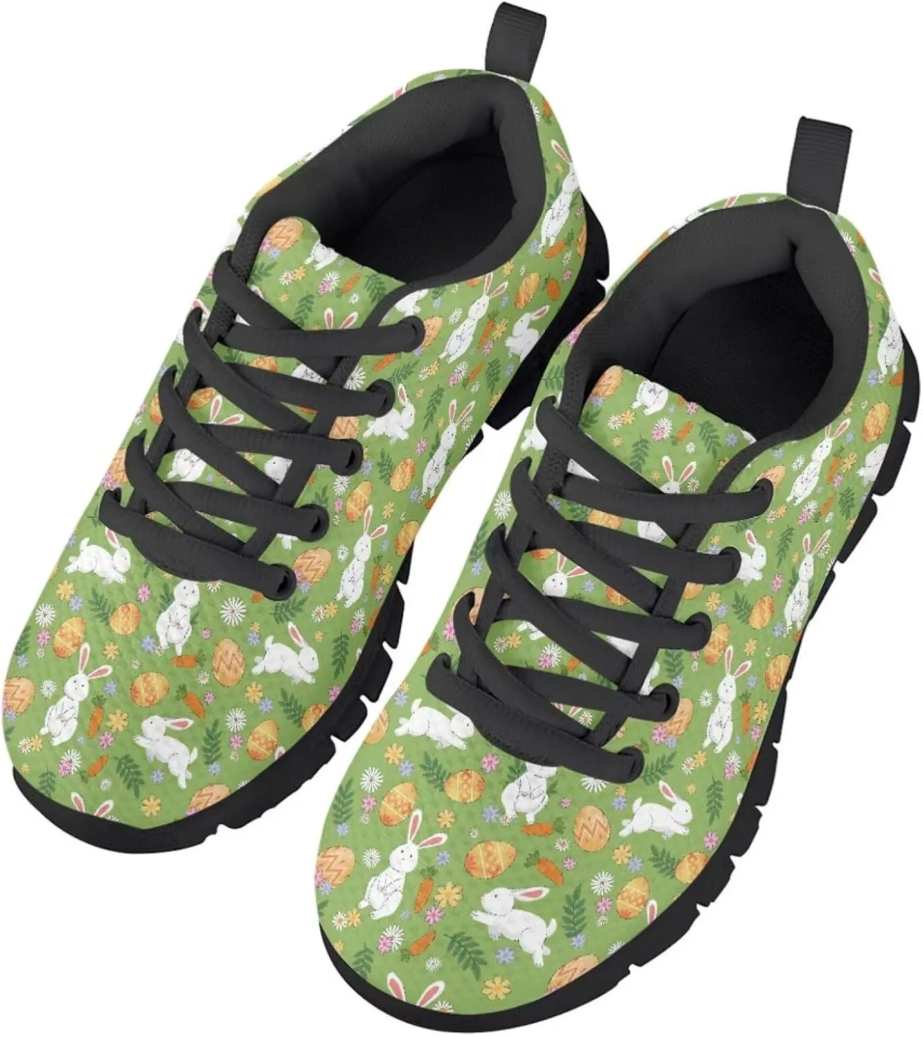 SYtrade Girls Tennis Shoes Slip On Running Sneaker Black Sole Walking Athletic Shoes