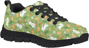 SYtrade Girls Tennis Shoes Slip On Running Sneaker Black Sole Walking Athletic Shoes